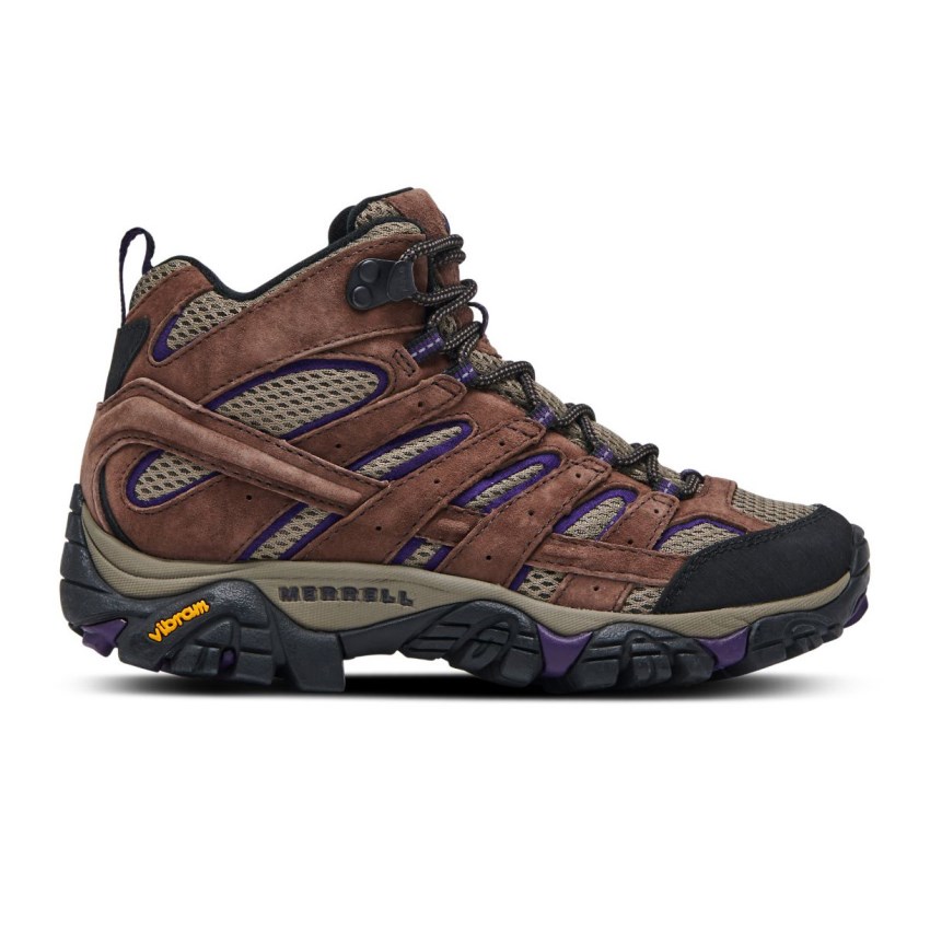 Chaussures Randonnée Merrell Moab 2 Mid Ventilator Marron Femme | Z.B.ONTC